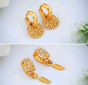 Pack of 6 Gold-Plated Earrings Set
