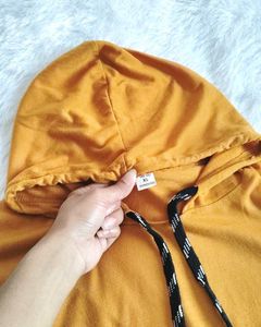 🎀Color Block Hoodie - Mustard, Black, &amp; White❣️
