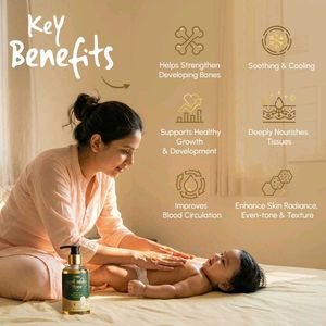 Vasu Swarna Malish Ayurvedic Tailam Baby Massage O
