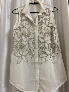 Sheer White Top