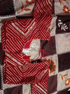gorgeous maroon velvet BLOUSE with gota patti chev