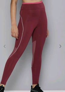 Hrx By Hrithik Roshan Womens Plum Rapid Dry Tights