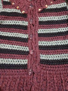 Striped Knit Cardigan