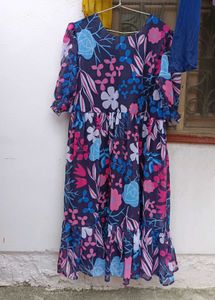New Floral Print frock Dress