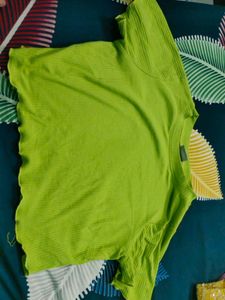 Neon Green Crop Top