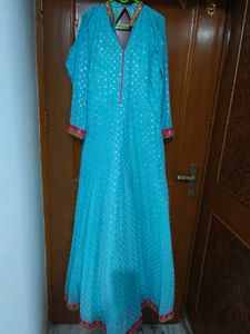 Beautiful Blue Ethnic Gown