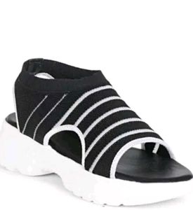 Stylish Striped Platform Sandals