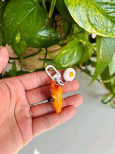 🔥 Calcifer and Egg Keychains