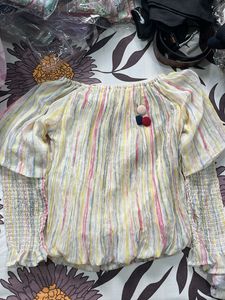 Striped Off-Shoulder Top
