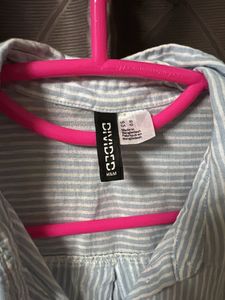 H&amp;M Light Blue Shirt US10