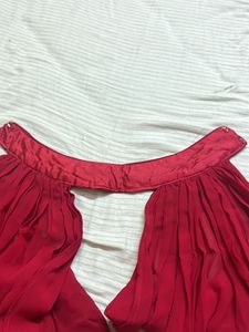 red beautiful party wear gowun