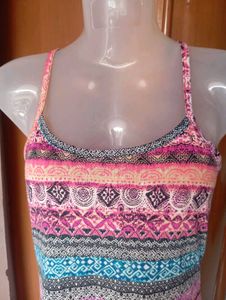 Boho Print Fit &amp; Flare Dress