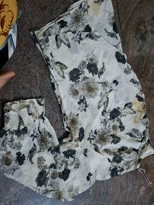 Floral Print Flowy tunic Top