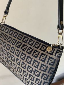 Vintage Fendi Zucca Monogram Shoulder Bag