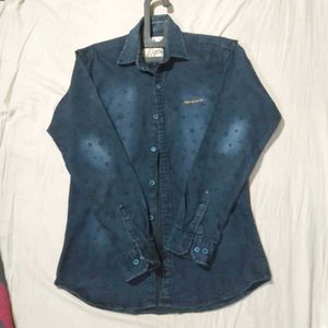 Men's Blue Denim Shirt