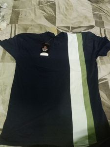 Navy Blue Round Neck Tshirt