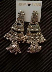 Bohemian Indian Jhumka Earrings