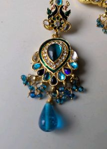 Exquisite Peacock Design Necklace &amp; Earrings