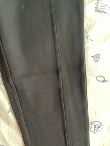Classic Black Skinny High-Waist Trousers