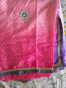 🍇🍒Gorgeous Purple &amp; Pink Saree