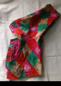 Vibrant Geometric Print Blouse