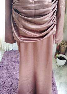 Elegant Mauve Maxi Dress