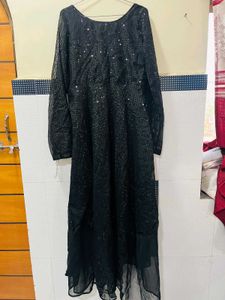 Sparkling Sequin Long Sleeve Maxi Dress