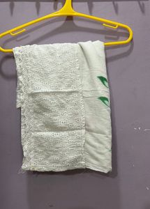 White Floral Embroidered Kurti