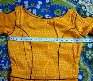 Yellow Desinger Frock