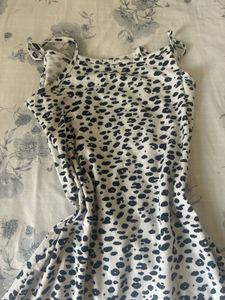 Leopard Print Slip Dress