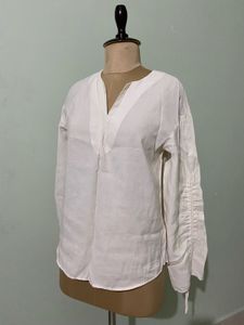 H&M Linen Kurta Top