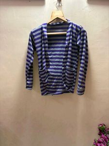 Striped Cardigan