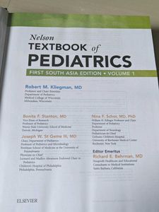 Nelson Textbook of Pediatrics, Vol. 1