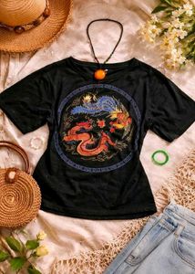 Black Dragon Graphic T-Shirt