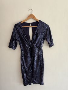 Sparkly Navy Blue Dress
