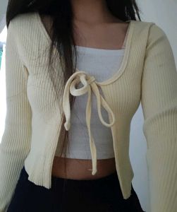 Tie-Front Cardigan