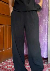 H&amp;M Comfy Black Wide Leg Pants