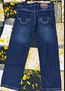 TRUE RELIGION Dark Blue Baggy Jeans