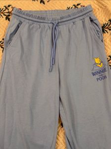Cotton Light Blue Trousers