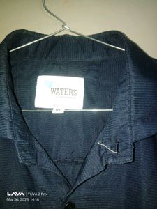 Men's Navy Blue Casual Shirt