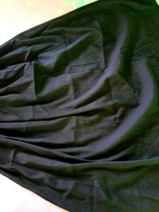 Black Ruffled Midi Dress