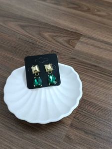 Emerald Drop Earrings
