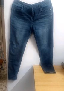 Dark Blue Denim Jeans