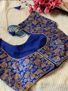 Blue Ready Made Blouse