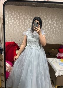 Stunning Grey Embellished Gown🦋🎀❤️