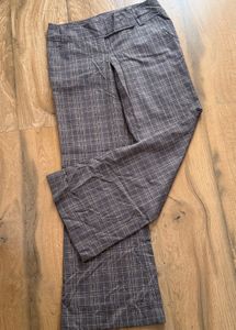 Plaid Wide Leg Pants