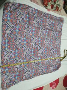 Vibrant Geometric Print Dupatta silk fabric