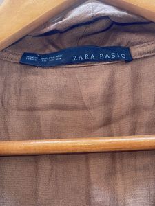 Elegant Brown Wrap Dress