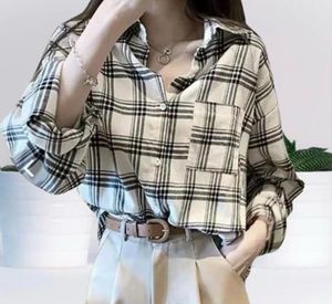 Chic Plaid Long Sleeve Shirt