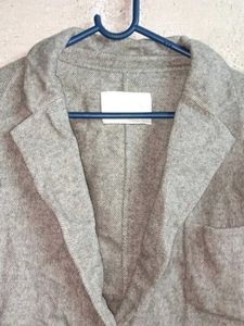Gray Oversized Winter Jacket